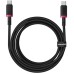 Дата кабель USB-C to USB-C 2.0m 100W Dura Series black red Baseus (P10377803U01-03)