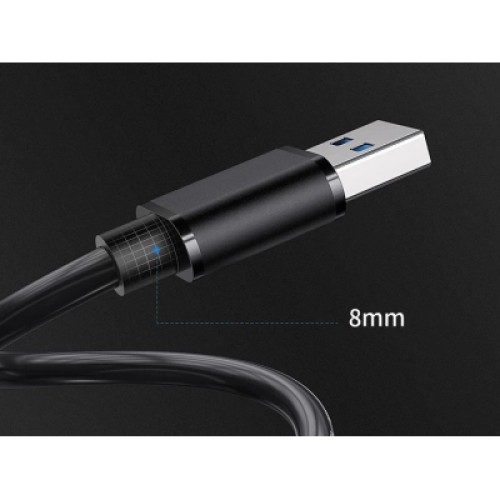 Дата кабель USB 2.0 AM/AM 1.0m 5Gbps Essager (EXCAA2-YT01)