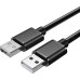 Дата кабель USB 2.0 AM/AM 1.0m 5Gbps Essager (EXCAA2-YT01)