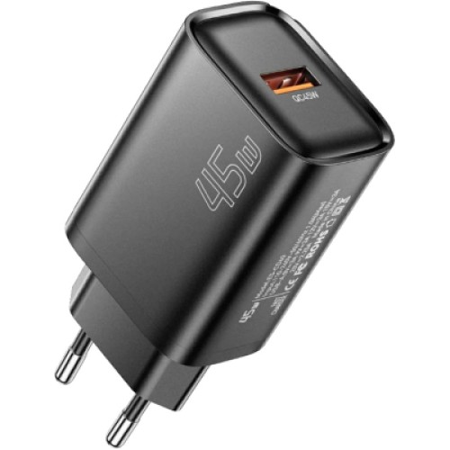 Зарядное устройство Essager USB-A QC3.0 45W black (ECT45W-RPB01-Z)