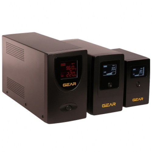 Источник бесперебойного питания GEAR GU-1000PLCD