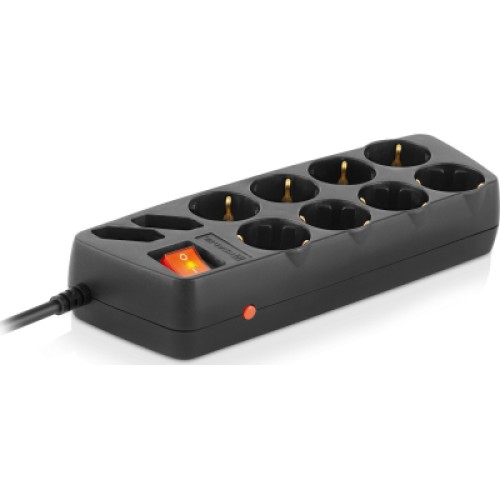 Сетевой фильтр питания REAL-EL RS-Protect 505, 1.8m, black (EL122300044) Сетевой фильтр питания REAL-EL RS-Protect 505, 1.8m, black (EL122300044)
