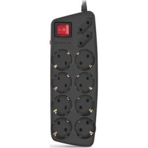 Мережевий фільтр живлення REAL-EL RS-Protect 505, 3m, black (EL122300045)