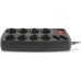 Сетевой фильтр питания REAL-EL RS-Protect 505, 5m, black (EL122300046)