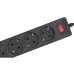 Сетевой фильтр питания REAL-EL RS-Protect 505, 5m, black (EL122300046)