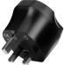 Переходник EU to UK 220V black Essager (ECTZH-YCC01-Z)