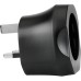 Переходник EU to UK 220V black Essager (ECTZH-YCC01-Z)