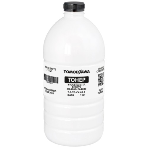 Тонер Kyocera Mita Ecosys MA4000/PA4000, 1 кг Tomoegawa (TSM-CK-03-1)