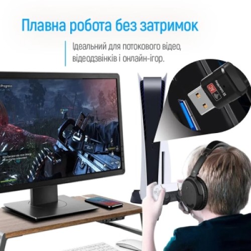 Сетевая карта Wi-Fi ColorWay CW-AD-W2