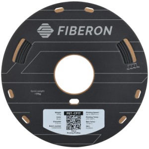 Пластик для 3D-принтера Polymaker Fiberon PET-CF17 1,75mm 0,5kg BLACK (FL01001)