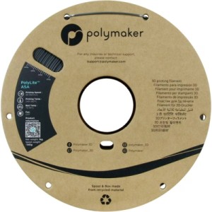Пластик для 3D-принтера Polymaker ASA POLYLITE 1,75mm 1kg DARK GREY (PF01037)