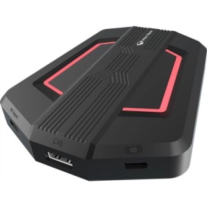 Концентратор Meetion USB-C 6-in-1 3xUSB + 2xUSB-C + 3.5mm black (MT-AP015-A)