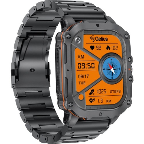 Смарт-часы Gelius Tactical Heavy (GP-SW016) Black Chrome (2099901019097)