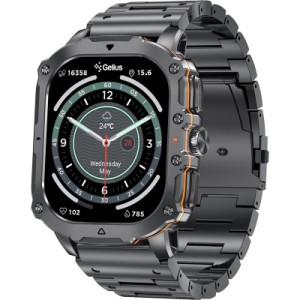 Смарт-годинник Gelius Tactical Heavy (GP-SW016) Black Chrome (2099901019097)