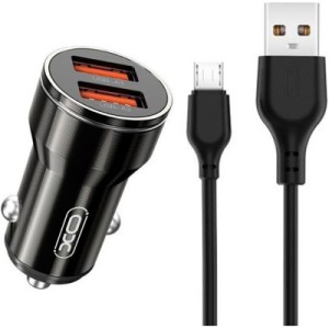Зарядний пристрій XO 2xUSB 12W black (CC48.black)
