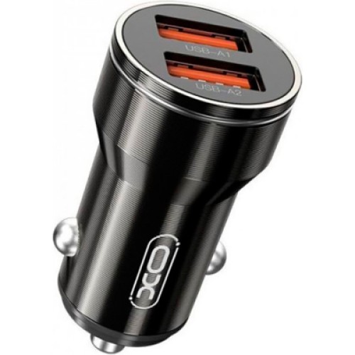 Зарядное устройство XO 2xUSB 12W black (CC48.black)