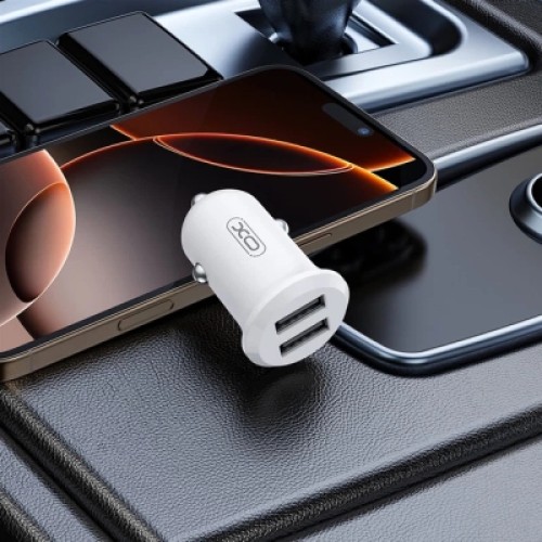 Зарядное устройство XO 2xUSB 12W white (CC67.white)