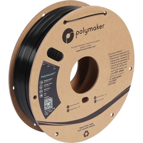 Пластик для 3D-принтера Polymaker PolySmooth PVB 1,75mm 0,75kg Black Jet (PJ01001)