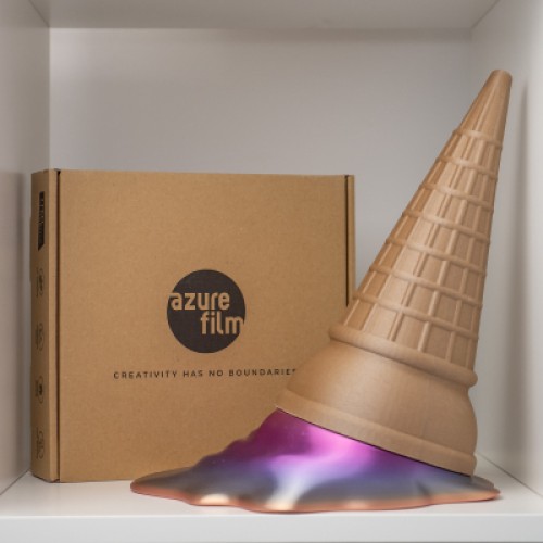 Пластик для 3D-принтера AzureFilm PLA SILK 1,75mm 1kg Rainbow Candy (FL171-3461)