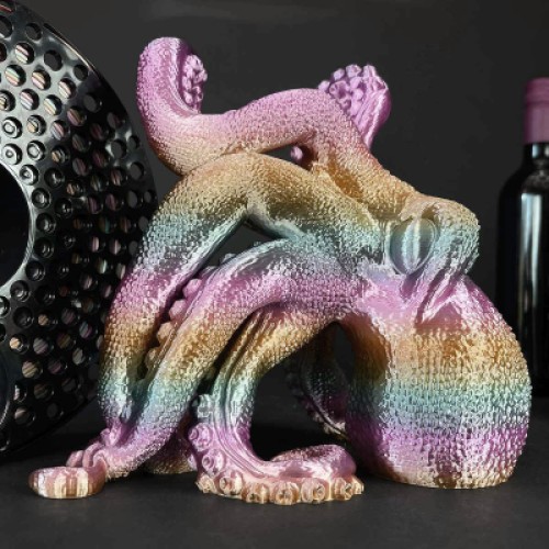 Пластик для 3D-принтера AzureFilm PLA SILK 1,75mm 1kg Rainbow Tropicana (FL171-2463)