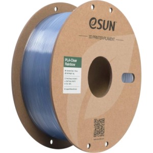 Пластик для 3D-принтера eSUN PLA Clear Rainbow 1,75mm 1kg Blue-Crystal (PLA-CLRB175O-CB1P1)