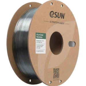 Пластик для 3D-принтера eSUN PLA Clear Rainbow 1,75mm 1kg PURPLE BLUE GREY (PLA-CLRB175RB-ZUH1P1)