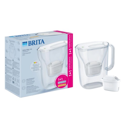 Фильтр-кувшин Brita Style Essential MXPro 2.4л + 2 картриджа білий (1057795)