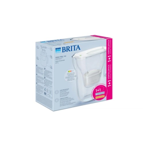 Фильтр-кувшин Brita Style Essential MXPro 2.4л + 2 картриджа білий (1057795)