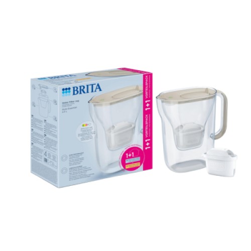 Фильтр-кувшин Brita Style Essential MXPro 2.4л + 2 картриджа пісочний (1057797)