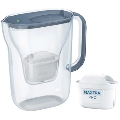 Фильтр-кувшин Brita Style Essential MXPro 2.4л + 2 картриджа сіро-блакитний (1057796)