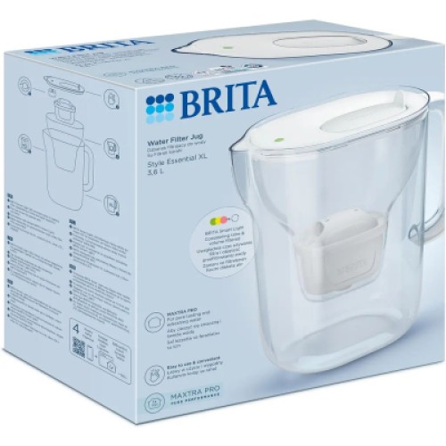 Фильтр-кувшин Brita Style Essential XL MXPro 3.6л з картриджем білий (1058045)
