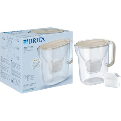 Фильтр-кувшин Brita Style Essential XL MXPro 3.6л з картриджем пісочний (1058044)