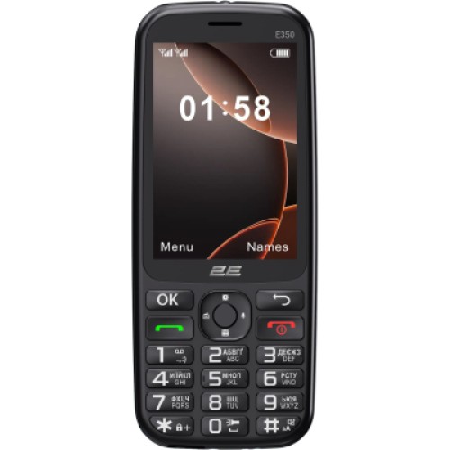 Мобильный телефон 2E E350 Black (694743656879)