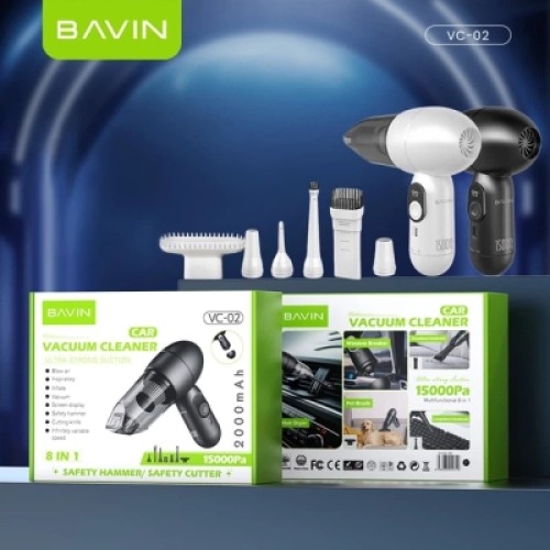 Пылесос BAVIN VC-02 15000Pa 2000 mAh Black (Z-VC02 BK)