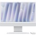Компьютер Apple 24" iMac Retina 4.5K / Apple M4 (10-c/CPU, 10-c/GPU), 24, 512, Silver, A3137 (MCR24UA/A)