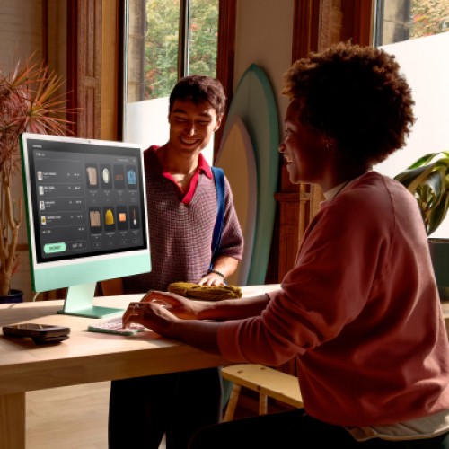 Компьютер Apple 24" iMac Retina 4.5K / Apple M4 (8-c/CPU, 8-c/GPU), 16, 256, Green, A3247 (MWUE3UA/A)