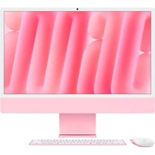 Компьютер Apple 24" iMac Retina 4.5K / Apple M4 (8-c/CPU, 8-c/GPU), 16, 256, Pink, A3247 (MWUG3UA/A)