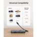 Концентратор USB-C 8-in-1 1xUSB-C PD100W + 1xHDMI + 2xUSB-A + 1xUSB-C 10Gbps + 1xRJ45 + SD black Anker (A83830A2)