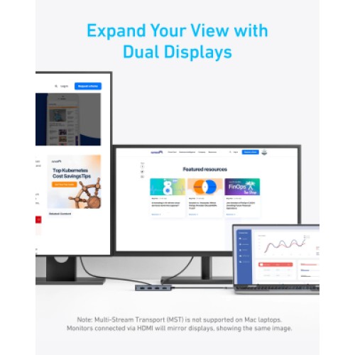 Концентратор USB-C 7-in-1 1xUSB-C PD100W + 2xHDMI + 4xUSB-A black Anker (A83740A2) Концентратор USB-C 7-in-1 1xUSB-C PD100W + 2xHDMI + 4xUSB-A black Anker (A83740A2)