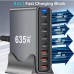 Зарядное устройство XoKo 2xUSB-C PD3.1 140W + 2xUSB-C PD100W + 1xUSB-C PD65W + 3xUSB QC30W GaN (QC-600)