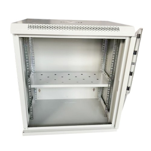 Шкаф настенный GEAR 12U 19" 530x400x600 мм, + полка 19", grey (GWMSN-12U-530-400G)