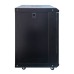 Шкаф настенный GEAR 15U 19" 600x600x750 мм, + полка 19", black (GWMSN-15U-600-600)