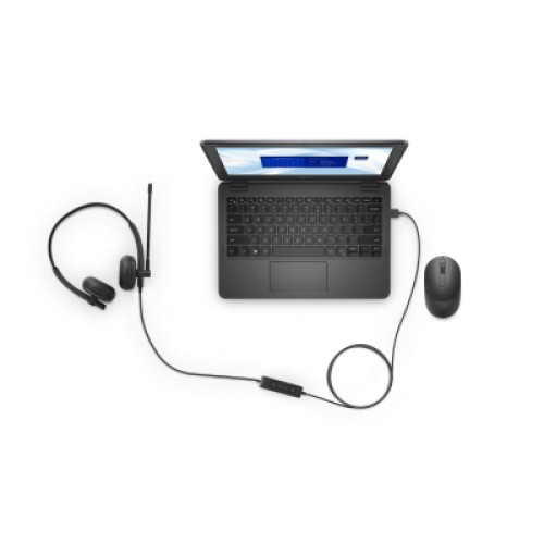 Наушники Dell Wired Headset WH125 Black (520-BBLV)