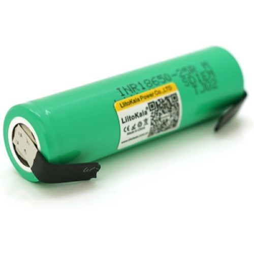 Аккумулятор 18650 2500mah (2450-2650mah), 3.7V(2.75-4.2V), Green Liitokala (Lii-25R-N) Аккумулятор 18650 2500mah (2450-2650mah), 3.7V(2.75-4.2V), Green Liitokala (Lii-25R-N)