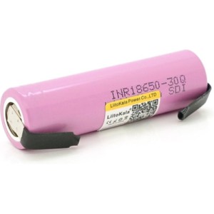 Акумулятор 18650 3000mah (2900-3100mah), 27A, 3.7V(2.5-4.25V), Pink Liitokala (Lii-30Q-N)