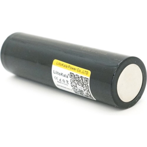 Аккумулятор 18650 3400mah (3250-3350mah), 3.7V(2.75-4.2V), Black Liitokala (Lii-34A)