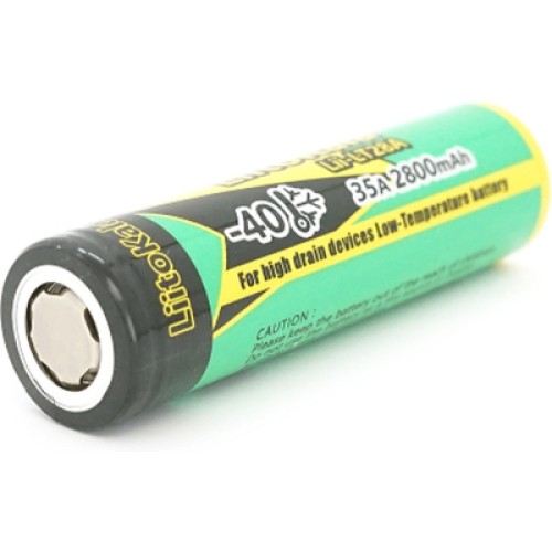 Аккумулятор 18650 2800mAh, 35A, 3.7V(2.5-4.2V), LowTemp-40-60, Black/Green Liitokala (Lii-LT28A) Аккумулятор 18650 2800mAh, 35A, 3.7V(2.5-4.2V), LowTemp-40-60, Black/Green Liitokala (Lii-LT28A)