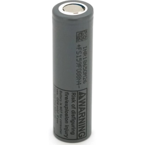 Аккумулятор 18650 2500mAh, 10A, 4.2/3.6/2.5V, Grey LG (INR18650M26) Аккумулятор 18650 2500mAh, 10A, 4.2/3.6/2.5V, Grey LG (INR18650M26)