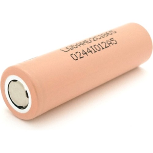 Аккумулятор 18650 2100mAh, 25A, 4.2/3.7/2.5V, Beige LG (LGDAHD2C1865) Аккумулятор 18650 2100mAh, 25A, 4.2/3.7/2.5V, Beige LG (LGDAHD2C1865)