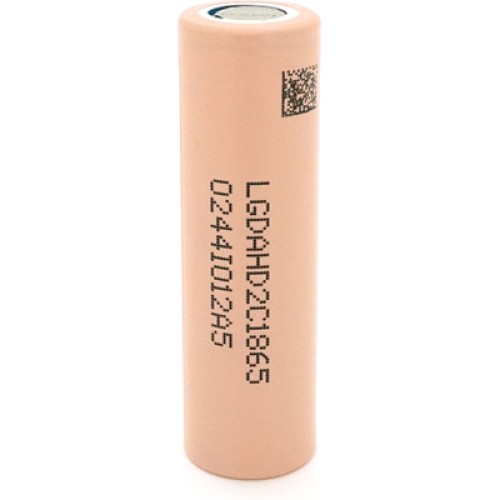 Аккумулятор 18650 2100mAh, 25A, 4.2/3.7/2.5V, Beige LG (LGDAHD2C1865) Аккумулятор 18650 2100mAh, 25A, 4.2/3.7/2.5V, Beige LG (LGDAHD2C1865)